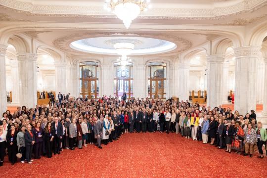 Die Teilnehmenden der Jubiläumsfeier.