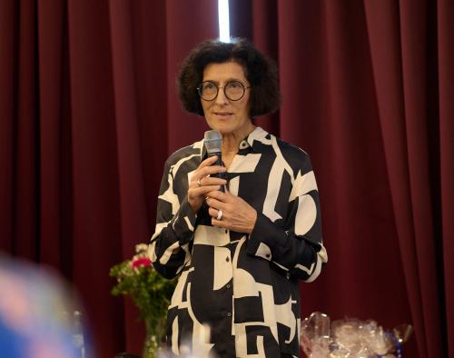 Vera Lux führt als Präsidentin den DBfK für weitere vier Jahre. (Fotos: Sebastian Heise)