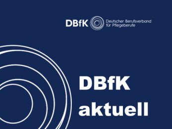 DBfK aktuell Titel dunkelblau